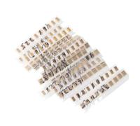 150PCS 1uf-220uf SMD Tantalum Capacitor Assortment Kit A/B Case Tantalum Electrolytic Capacitors 1UF 2.2UF 10UF Capacitors MQXFCZUX