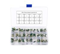 150Pcs/Box Aluminum Electrolytic Capacitor Kit 15Values 10-50V Capacitors Assorted Kit Repair DIY NWPNLXEA