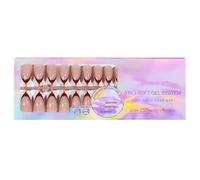 150PCS French Nail Tips Apprêt et couche de base pré-appliqués Ongles à poser Break-Soft pour le DIY d art des Aucun nécessaire