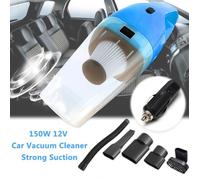 150W 12V Aspirateur de Voiture Sec et Humide Portable Aspiration forte Bleu