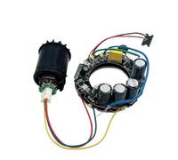 150W Motor sans balais à balais AC 220V 230V 100000 / Min de Vitesse de Vitesse de la Roue en Aluminium Conduit Compatible avec Le Moteur de sèche-Cheveux adapté à diverses Applications(Driver)