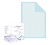 150x ARNOMED alese jetable 60x40cm, alese d'incontinence absorbantes à Usage Unique, Matelas à Langer pour bébés, alèses en Cellulose, 5 Couches pour Le lit en Cas d'incontinence