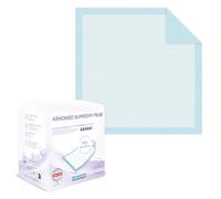 150x ARNOMED alese jetable 60x60cm, alese d'incontinence absorbantes à Usage Unique, Matelas à Langer pour bébés, alèses en Cellulose, 5 Couches pour Le lit en Cas d'incontinence