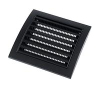 150x100mm Grilles D'aération - Anthracite Grille de Ventilation en Plastique