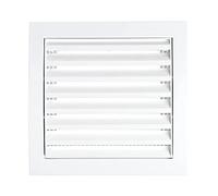 150x150mm Grilles D'aération - Blanche Grille de Ventilation en Plastique