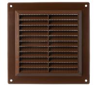 150x150mm Marron Grille de Ventilation en Plastique - Grill D'aération