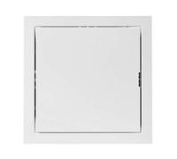 150x150mm Porte d'Inspection en Métal - Clapet de Révision - Porte de Accès - Trappe d'Inspection - Acier Galvanisé Blanc
