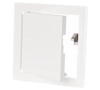 150x150mm Trappe D'inspection en Métal - Blanc Porte D'accès avec Fermeture à Clic