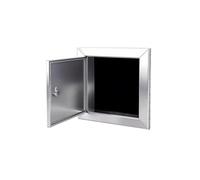 150x150mm Trappe D'inspection - Trappe D'accès En Métal Blanc Acier Inoxydable Adapté À La Plomberie De Salle De Bain(40x60cm/16x24in)