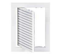 150x200mm Grille D'aération avec Filtre - Porte de Accès en Plastique ABS