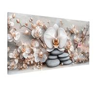 150x60cm Diamond Painting Grand Zen, Loisirs Créatifs Adultes Broderie Diamant Kit Complet, Fleur Peinture Diamant Artisanat Strass Painting pour Adultes, Tableau Decoration Murale, Cadeau, Model,S-52