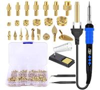 151 stück Kit d'outils Chauffants Pour Imprimante 3D,90W Température Réglable 180-480C° Panne à Souder,138 Inserts Filetés Pour Impression 3D,Pannes à Souder M2-M8,Impression 3D d'inserts Filetés