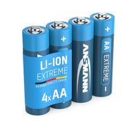 [1512-0002] ANSMANN Blister de 4 Piles lithium Extreme AA 1,5V