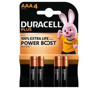 [151256] Duracell Pack 4 Piles Plus Power Boost Micro MN2400 AAA LR03 1,5V