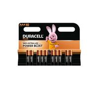 [151260] Duracell Pack 10 Piles Plus Power Boost Micro MN2400 AAA LR03 1,5V