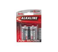 [1513-0000] ANSMANN Blister de 2 Piles Alcaline Red Line LR14/C