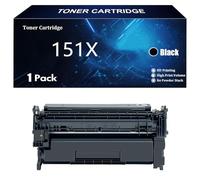 151X W1510X Cartouche de Toner (avec Puce) Compatible pour HP 151X W1510X 151A W1510A pour HP LaserJet Pro 4102fdw 4102dw 4102fdn 4102 Pro 4002dn 4002d 4002dw 4002 Imprimantes,Black-1 Pack