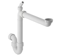Geberit Siphon 152.957.11.1 pour évier gain de place 1 bac Ø40 mm blanc