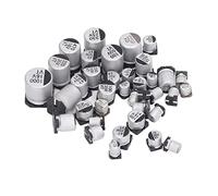 1520Pcs SMD Electrolytic Capacitor Kit, 36 Values 1~1000Uf Aluminum Electrolytic Capacitors Assortment Set Kit with Storage Box for Network Household Electronic