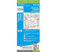 1520sb chateau-gontier grez-en-bouere - Série Bleue 1520 - Collectif - Ign Institut Geographique National - Atlas / carte