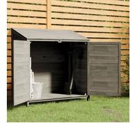 vidaXL Remise de jardin 152184 - Anthracite 102x52x112 cm Bois de sapin solide
