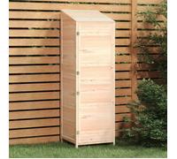 152186 vidaXL Remise de jardin 55x52x174,5 cm Bois de sapin solide
