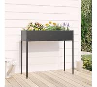 152263 vidaXL Jardinière Anthracite 100,5x40,5x90 cm Acier galvanisé