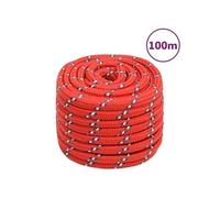Corde de Bateau Jaune 20 mm 100 m Polypropylène Levage Ancrage Navire vidaXL