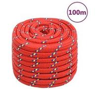 Corde de Bateau Jaune 20 mm 100 m Polypropylène Levage Ancrage Navire vidaXL