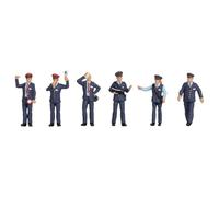 NOCH H0 Figurines Cheminots France, Avec Charme Français, 6 Figurines Pour