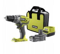 Ryobi Perceuse-visseuse sans fil R18DD3-120S 18V 50 Nm 500-1800 tr/min 13 mm 1x2,0Ah, chargeur & sac