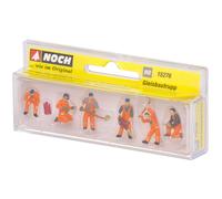 15276 Noch HO Ensemble 6 Ouvriers Sur Ligne Ferroviaire Échelle 1:87