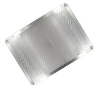 1540350 Plaque À Pâtisserie Perforée Inox, Plaque De Four, Plaque Perforée, Acier Inoxydable, Gris, 40 X 30 X 1,5 Cm