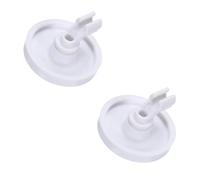 154174501 Lot de 2 roues inférieures pour lave-vaisselle et supports de montage, remplacement pour 154174401 5300809640, AP2135554, 154174502