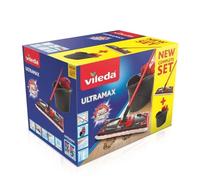 [155737] VILEDA Set Complet Ultra Max Seau Essoreur + Balai à Plat MicroFibre