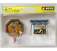 15590 Noch Ho Set Balançoire Jeux Avec Enfants et Parents Échelle 1:87