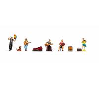 15597 Noch HO Personnages Artistes Variés De Rue Échelle 1:87