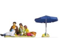 NOCH H0 Famille lors d'un pique-nique 15599 modèle fini