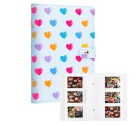 156 Album Photo pour Instax Mini Film(54 x 86 mm),2x3 inch livre d'images Compatible avec Polaroid Zink et HP Sprocket Instant Photo Paper,K-pop Photocards (Bleu)