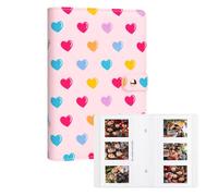 156 Album Photo pour Instax Mini Film(54 x 86 mm),2x3 inch livre d'images Compatible avec Polaroid Zink et HP Sprocket Instant Photo Paper,K-pop Photocards (Rose)