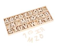 "156 Pcs Lettres en Bois A-Z, Lettres Majuscules et Mini Lettres en Bois Décoratives, pour Scrabble et Bricolage DIY"