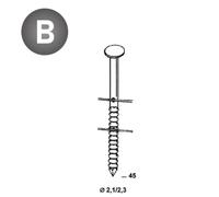 15600 COILS BO 21/23 X 45 ANNELÉES - ALSAFIX - BO-21452