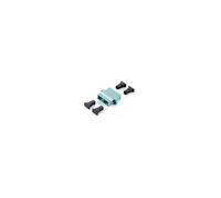 Equip Adaptateur de fibres optiques 156143 SC Turquoise Multimode 12 pièces