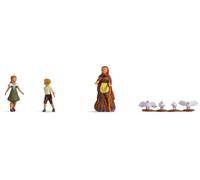 15804 Noch Ho Hansel et Gretel Avec Le Sorcière et Oies Échelle 1:87