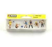 NOCH H0 Carwash sexy 15947 peint, assis, debout