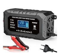 15A 8A Chargeur Batterie Voiture 12V/24V, 9 Étapes de Charge avec Réparer