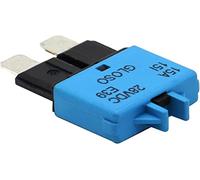15A Disjoncteur ATC Lame Fusible Réarmement Manuel Réarmable 15 Amp 28V DC for Marine Rally Automobile Bateau Automobile Accessoires Interrupteur automatique