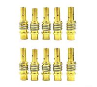 15AK Lot de 10 supports de buse de gaz avec rétention de pointe assistée par ressort pour soudage MIG MAG Compatible avec corps de torche MB 15AK