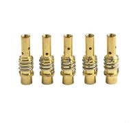 15AK Porte-buse à gaz avec ressort de buse pour support de pointe de torche de soudage MIG/MAG, matériau cuivre, lot de 2/10 (10 pièces)