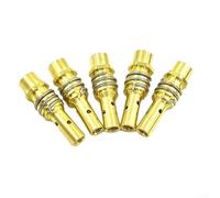 15AK Support de buse à gaz et ressort de buse pour torche de soudage MIG MAG Embout de contact Accessoire de soudage Pièce de rechange en cuivre (5 pièces)